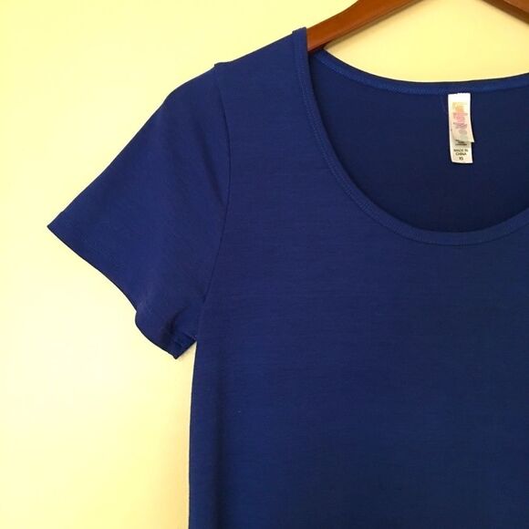 LuLaRoe Classic Tee in cobalt blue | Size XS - Picture 5 of 5